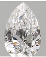 Pære diamant D VVS2 0.75ct